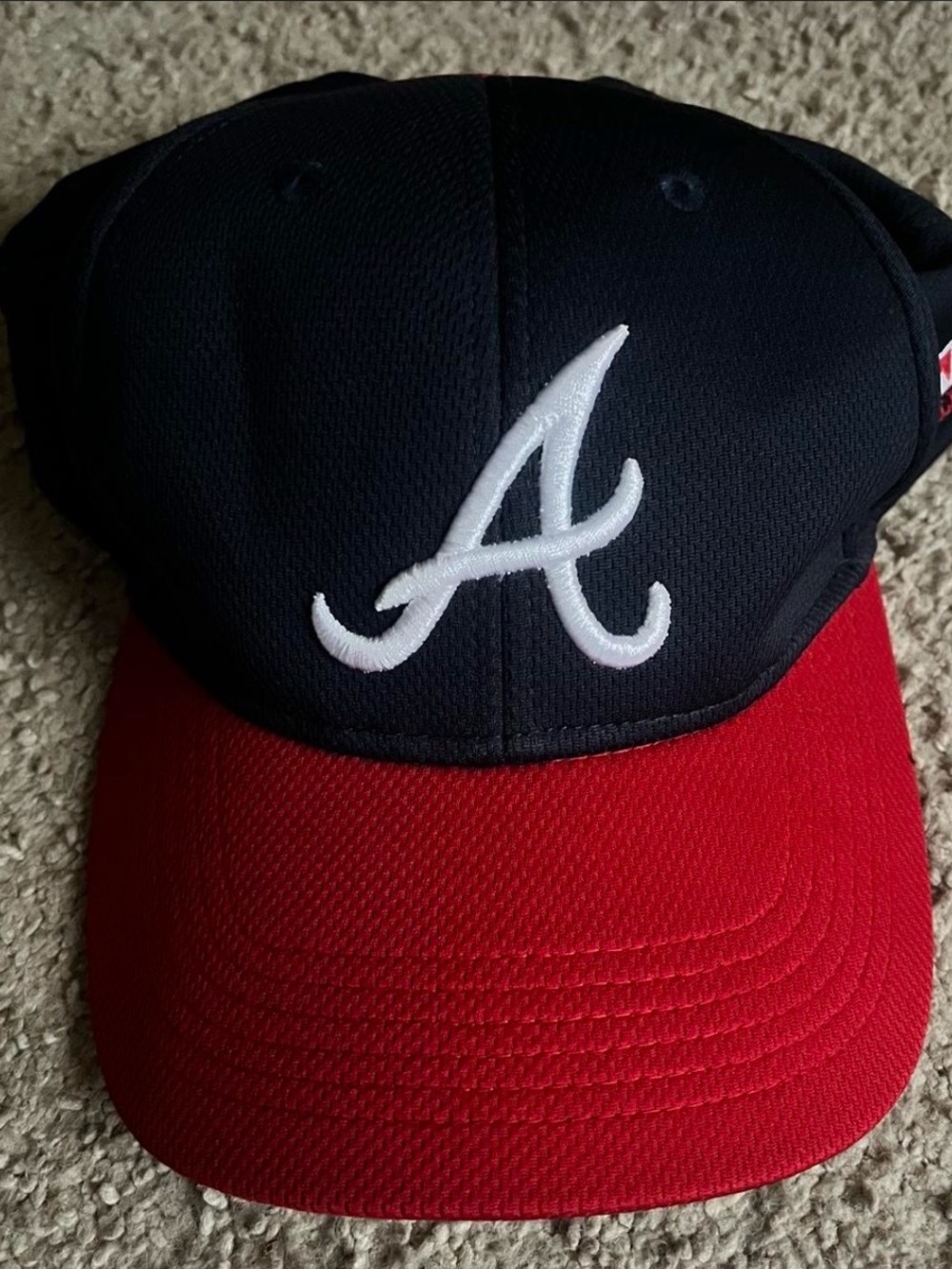 MLB Kids Atlanta Baseball Cap - Navy, Red, White